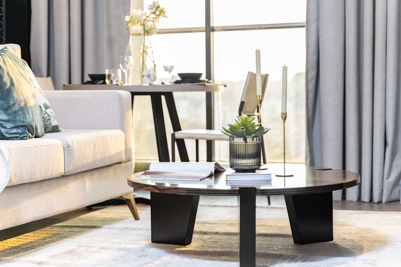 Intérieur lumineux de la Résidence Cristal